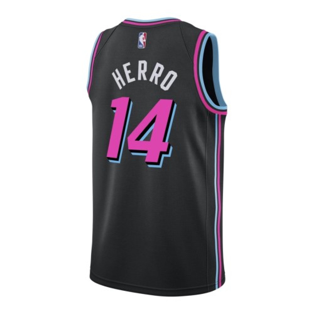 Men's Miami Heat Tyler Herro #14 Black 19-20 Swingman Jersey - City Edition-Pro Kit Vault | Brand New 26/27 Sports Jerseys